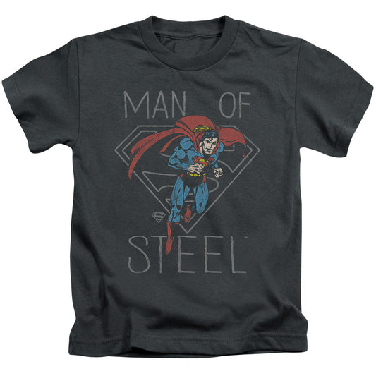 DC Comics Hardened Heart Juvenile Kids Youth T Shirt Charcoal Officially Licensed