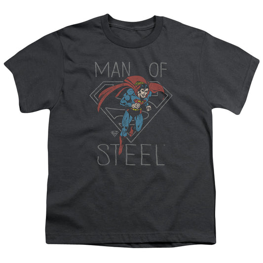DC Comics Hardened Heart Kids Youth T Shirt Charcoal Officially Licensed