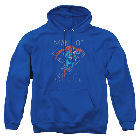Dc Hardened Heart Mens Hoodie Royal Officially Licensed