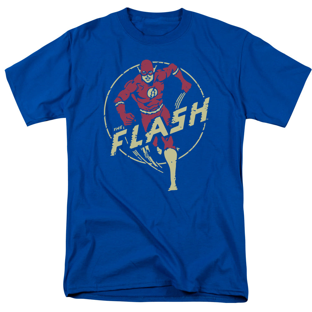 DC Comics Flash Flash Comics Mens T Shirt Royal Blue Officially Licensed