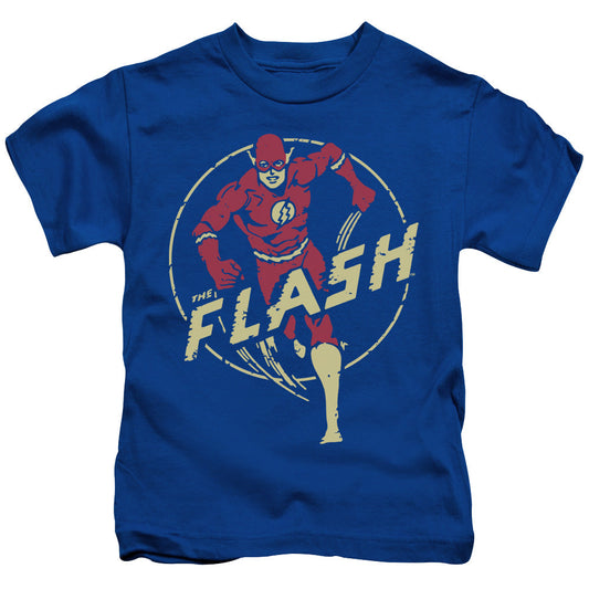 DC Comics Flash Flash Comics Juvenile Kids Youth T Shirt Royal Blue Officially Licensed