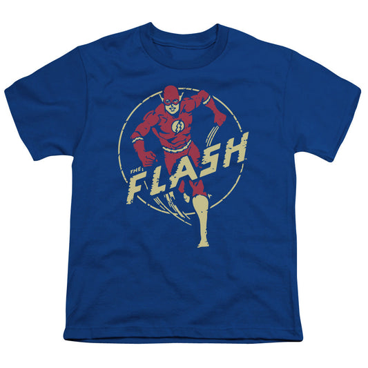 DC Comics Flash Flash Comics Kids Youth T Shirt Royal Blue Officially Licensed