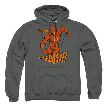 Dc Flash Whirlwind Mens Hoodie Charcoal Officially Licensed