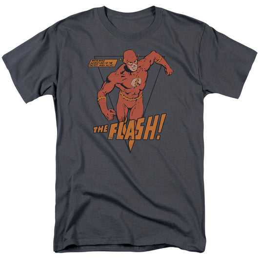Dc Flash Whirlwind Mens T Shirt Charcoal Officially Licensed