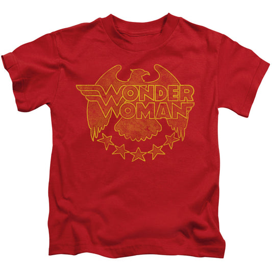 DC Comics Wonder Eagle Juvenile Kids Youth T Shirt Red Officially Licensed