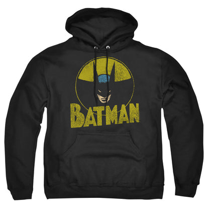 Dc Circle Bat Mens Hoodie Black Officially Licensed