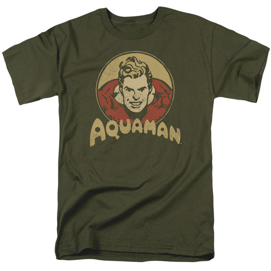 Dc Aqua Circle Mens T Shirt Military Green Officially Licensed