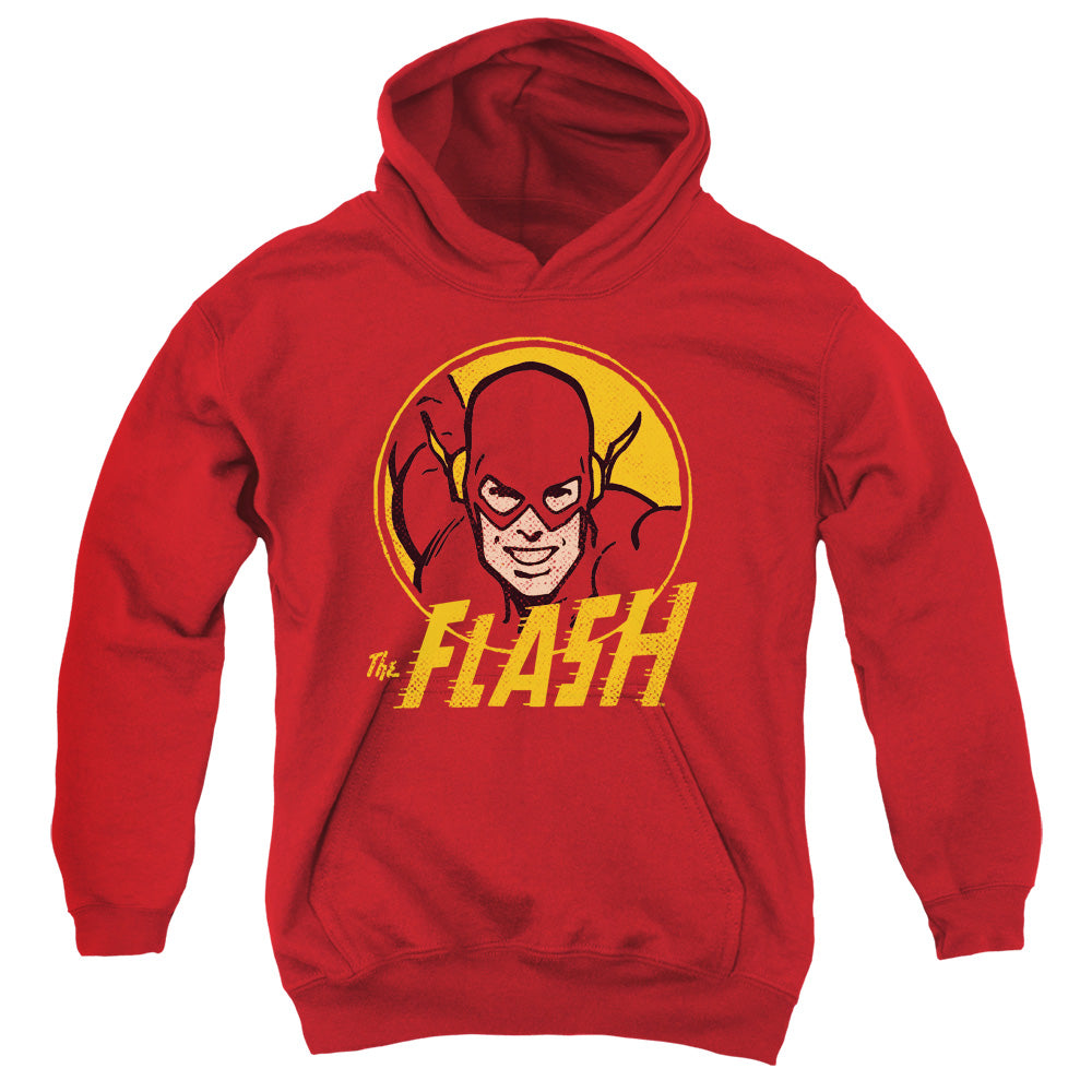 DC Comics Flash Flash Circle Kids Youth Hoodie Red Officially Licensed