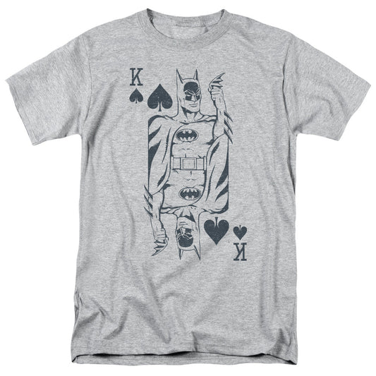 Dc Bat Card Mens T Shirt Athletic Heather Officially Licensed