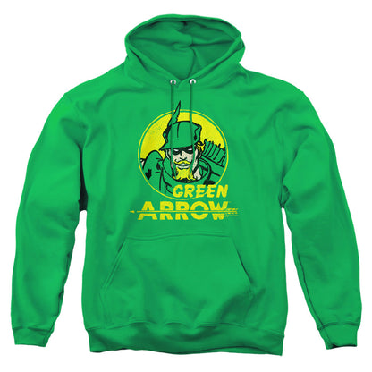 Dc Archer Circle Mens Hoodie Kelly Green Officially Licensed