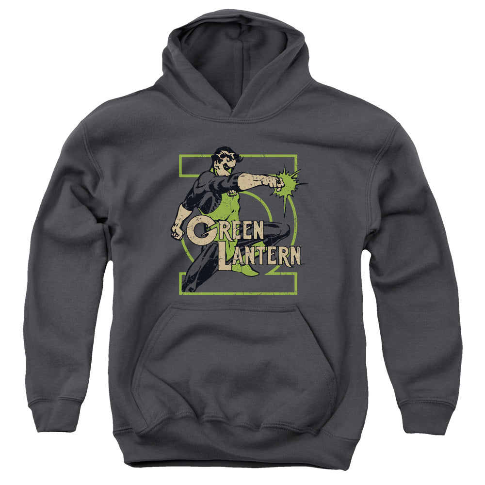 DC Comics Ring Power Kids Youth Hoodie Charcoal Officially Licensed