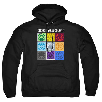 Dc Choose Your Color Mens Hoodie Black Officially Licensed
