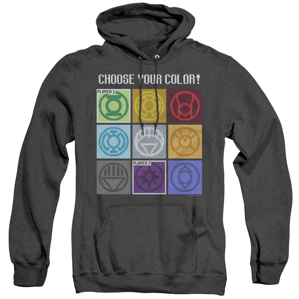 DC Comics Choose Your Color Heather Mens Hoodie Black Officially Licensed