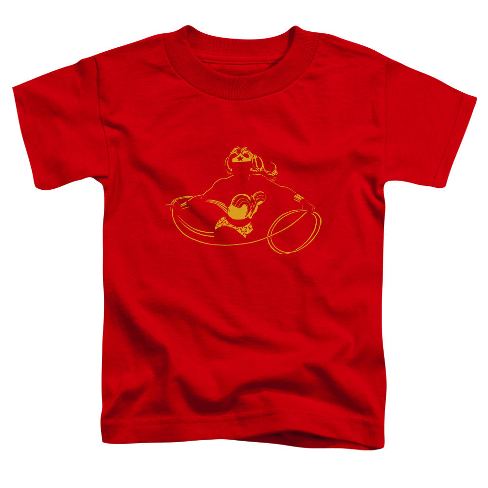 DC Comics Wonder Min Toddler Kids Youth T Shirt Red Officially Licensed