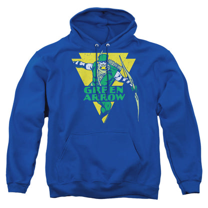 Dc Distressed Arrow Mens Hoodie Royal Blue Officially Licensed