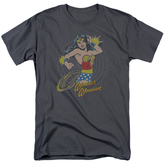 Dc Spinning Mens T Shirt Charcoal Officially Licensed