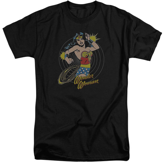 Dc Spinning Mens Tall T Shirt Black Officially Licensed