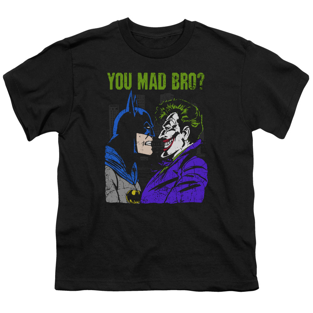 DC Comics Mad Bro Kids Youth T Shirt Black Officially Licensed