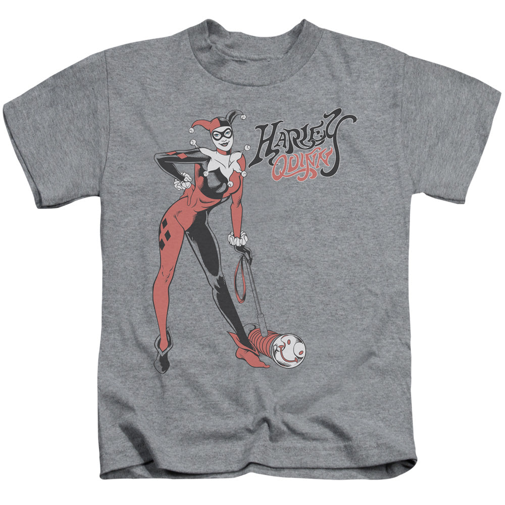 DC Comics Harley Hammer Juvenile Kids Youth T Shirt Athletic Heather Officially Licensed