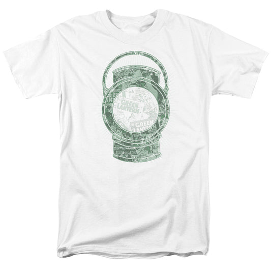 Dc Lantern Cover Mens T Shirt White Officially Licensed
