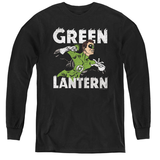 DC Comics Hal Power Long Sleeve Kids Youth T Shirt Black Officially Licensed
