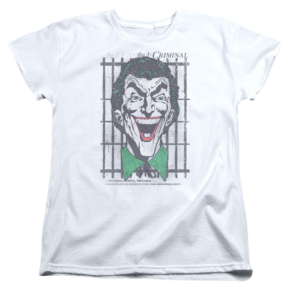 DC Comics Criminal Womens T Shirt White Officially Licensed