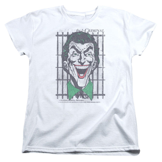 DC Comics Criminal Womens T Shirt White Officially Licensed