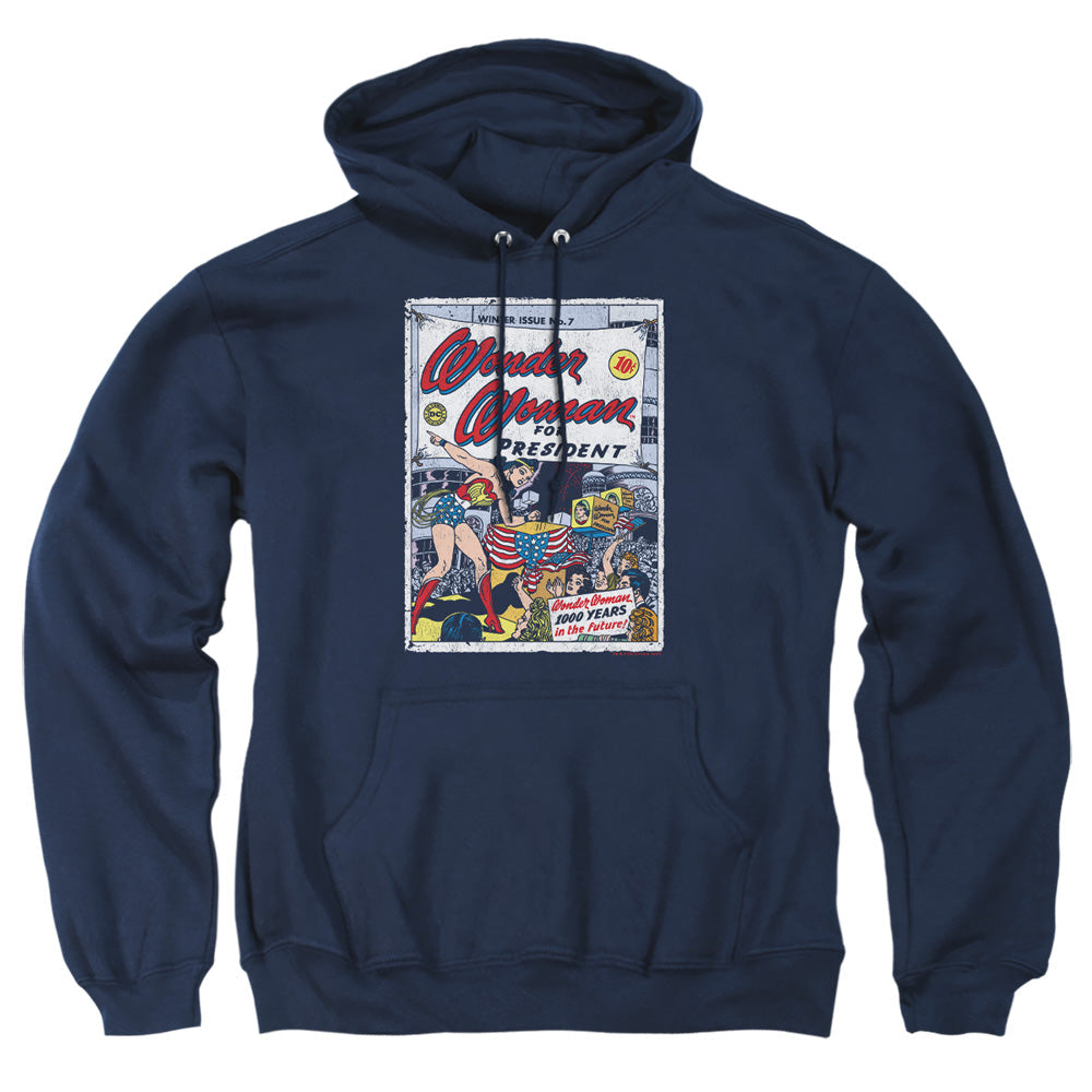 Dc Ww For President Mens Hoodie Navy Officially Licensed