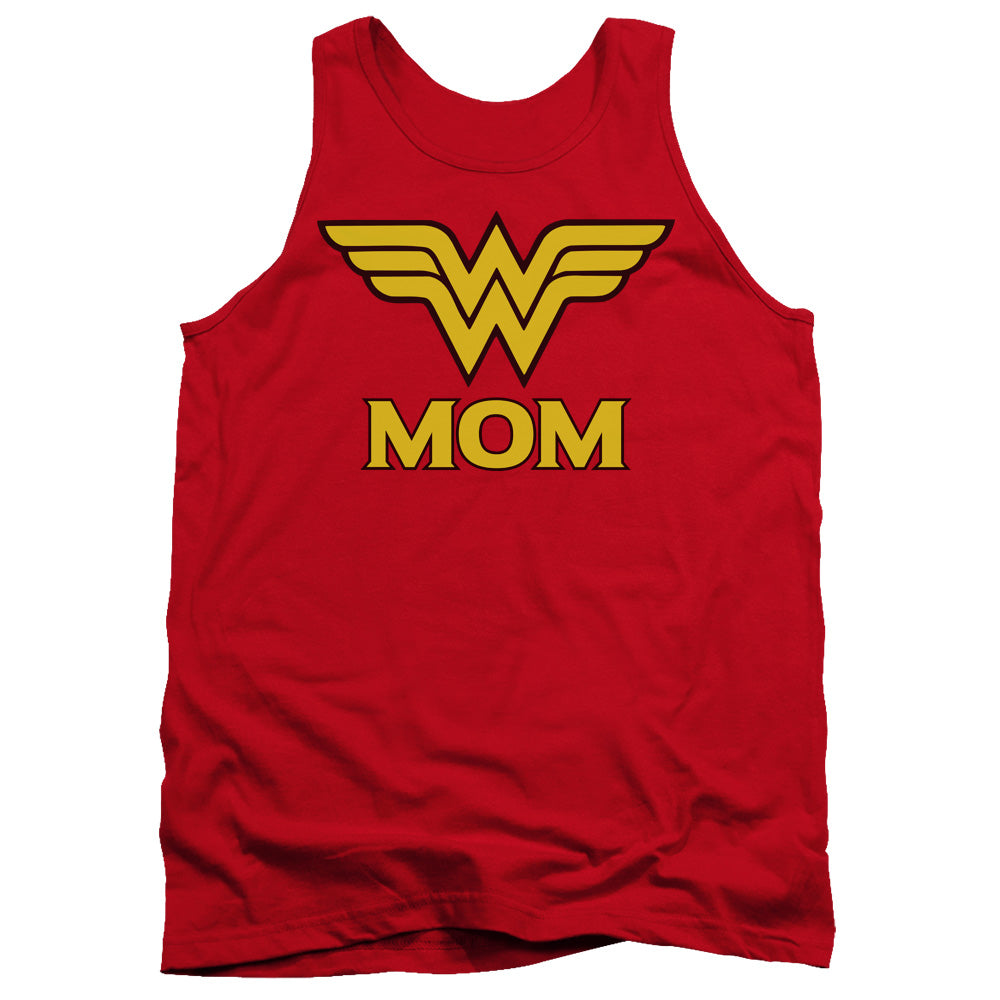 DC Comics Wonder Mom Mens Tank Top Shirt Red Officially Licensed