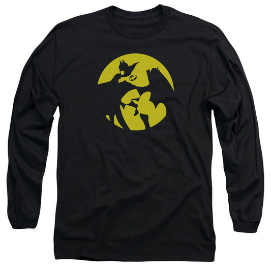 DC Comics Batman Spotlight Mens Long Sleeve Shirt Black Officially Licensed