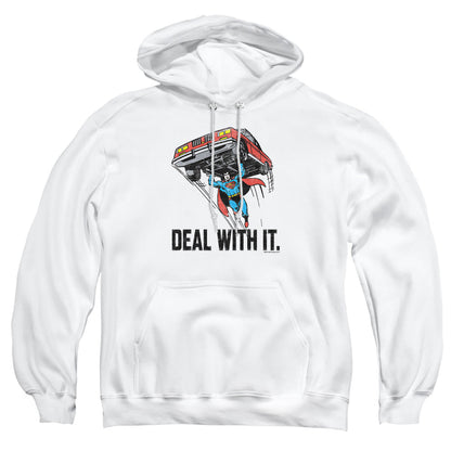Dco Deal With It Mens Hoodie White Officially Licensed