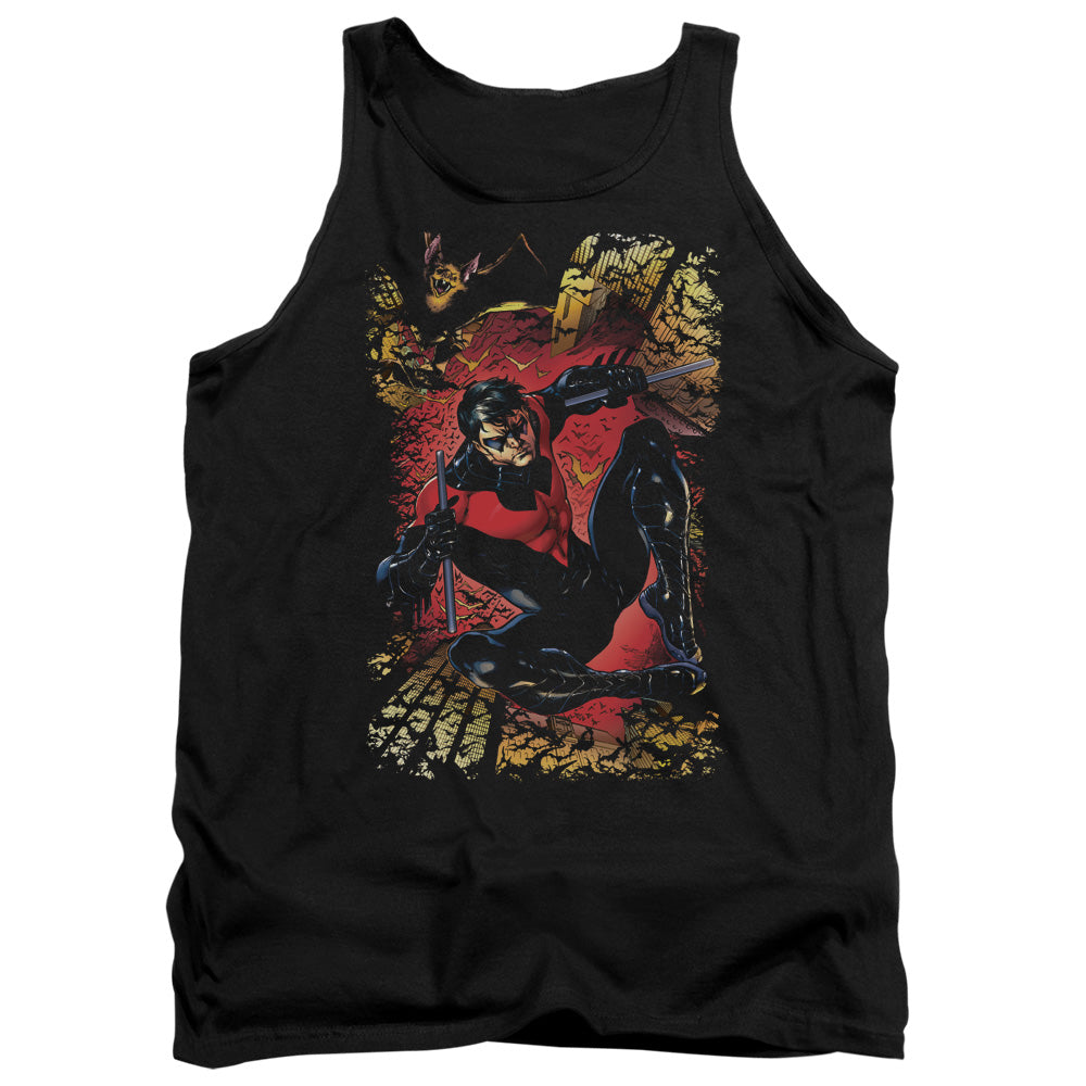 Justice League Nightwing #1 Mens Tank Top Shirt Black Officially Licensed