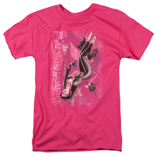Catwoman #1 Mens T Shirt Hot Pink Officially Licensed