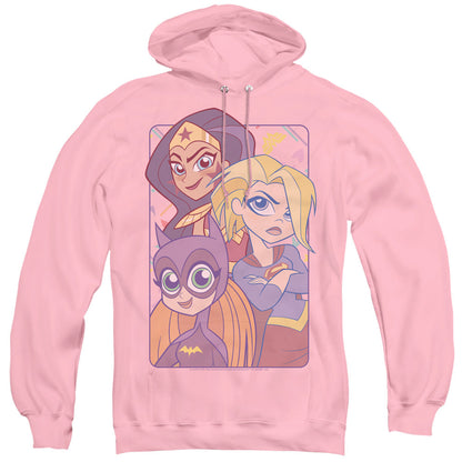 Dc Superhero Girls Dont Box Us In Mens Hoodie Pink Officially Licensed
