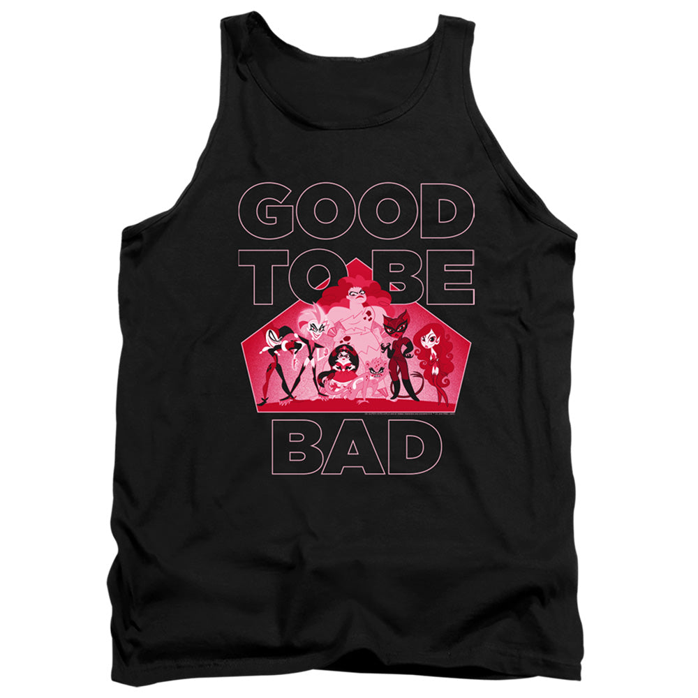 Dc Superhero Girls Good To Be Bad Mens Tank Top Shirt Black Officially Licensed