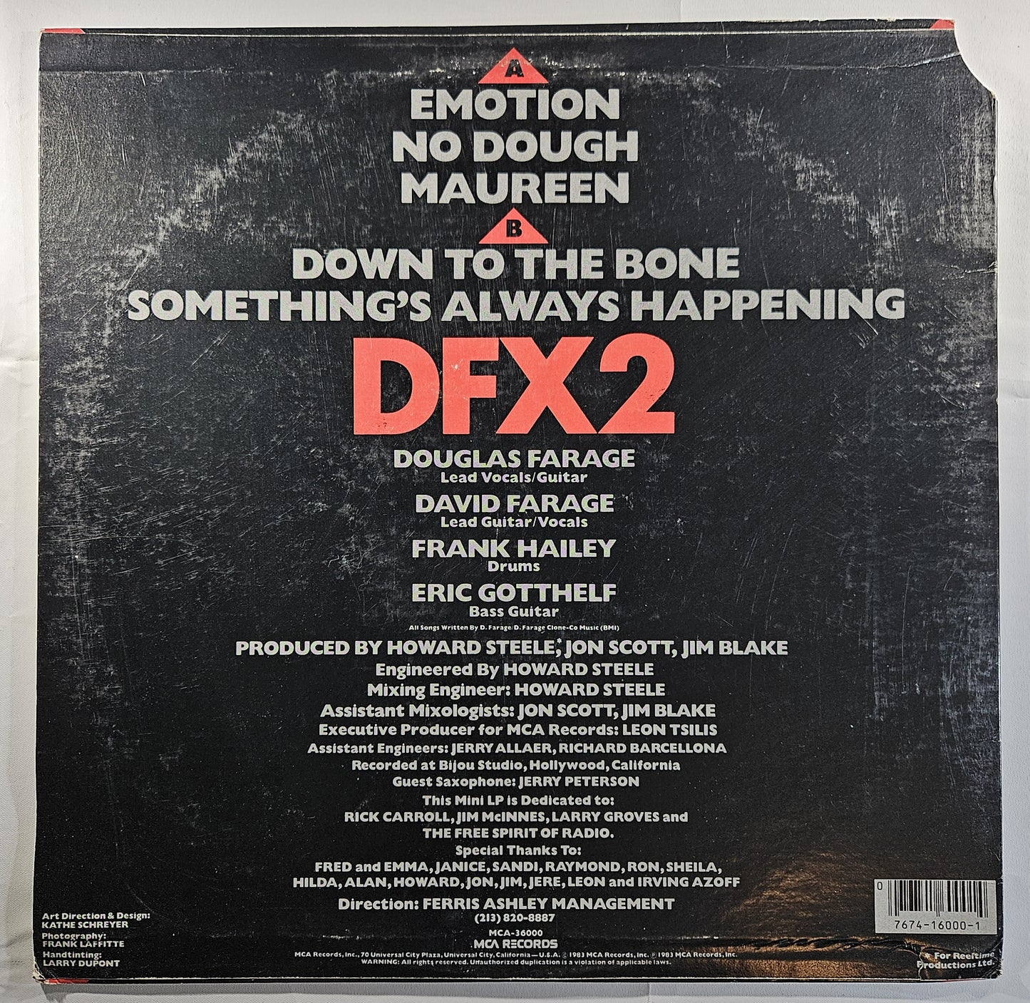 DFX2 - Emotion [1983 Used Vinyl Record Mini-Album]
