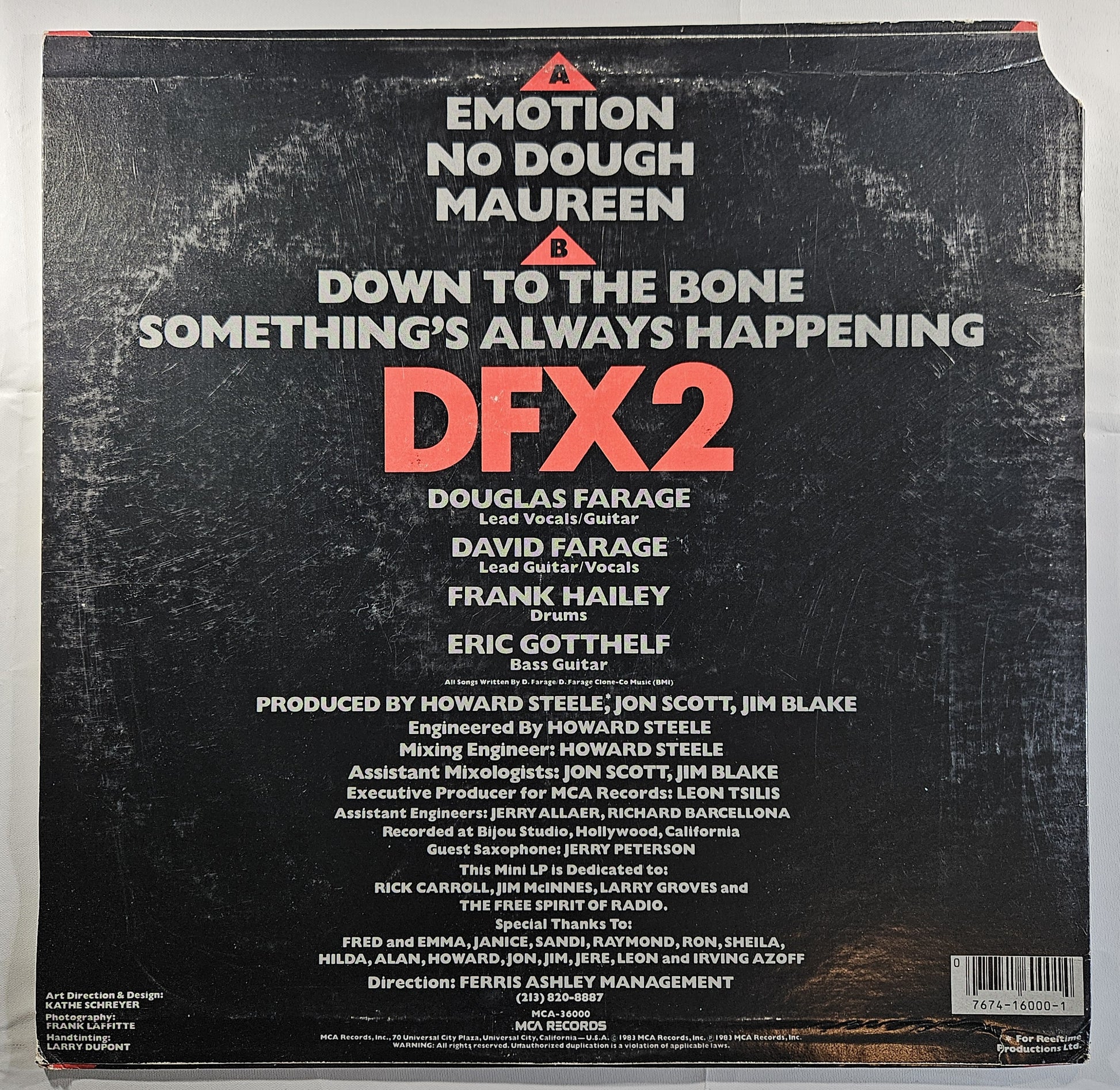DFX2 - Emotion [1983 Used Vinyl Record Mini-Album]