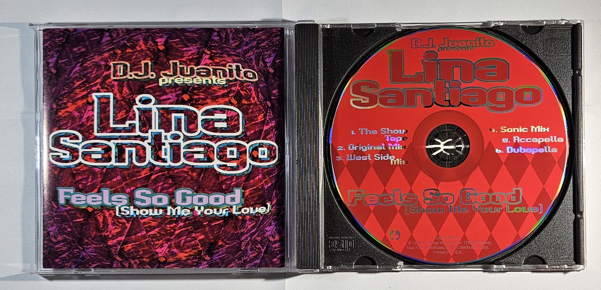 D.J. Juanito Presents Lina Santiago - Feels so Good [1996 Used CD Single]