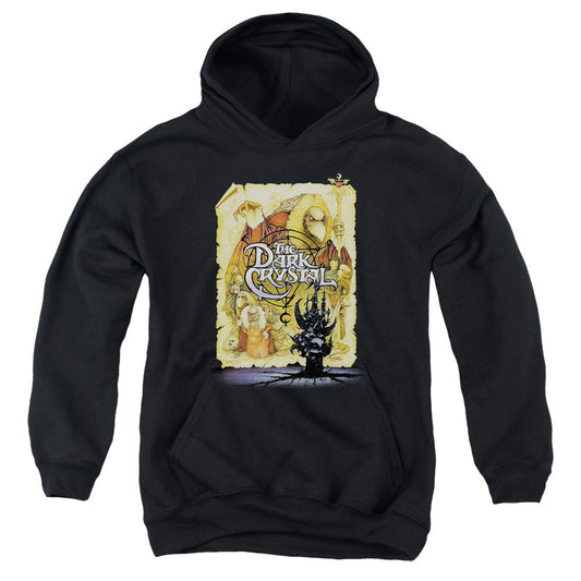 Dark Crystal Poster Kids Youth Hoodie Black Officially Licensed