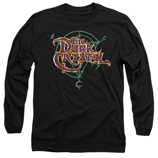 Dark Crystal Symbol Logo Mens Long Sleeve Shirt Black Officially Licensed Officially Licensed