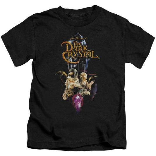 Dark Crystal Crystal Quest Juvenile Kids Youth T Shirt Black (7) Officially Licensed