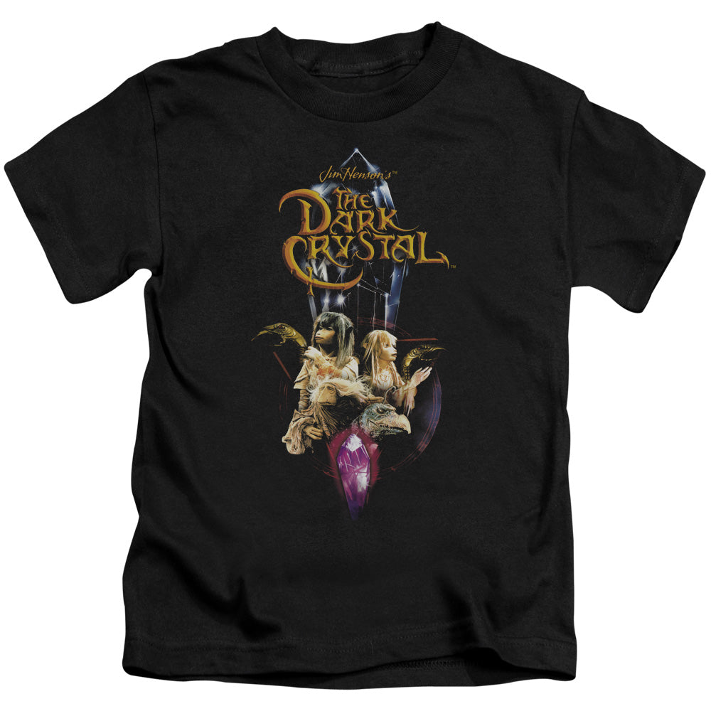 Dark Crystal Crystal Quest Juvenile Kids Youth T Shirt Black (4) Officially Licensed