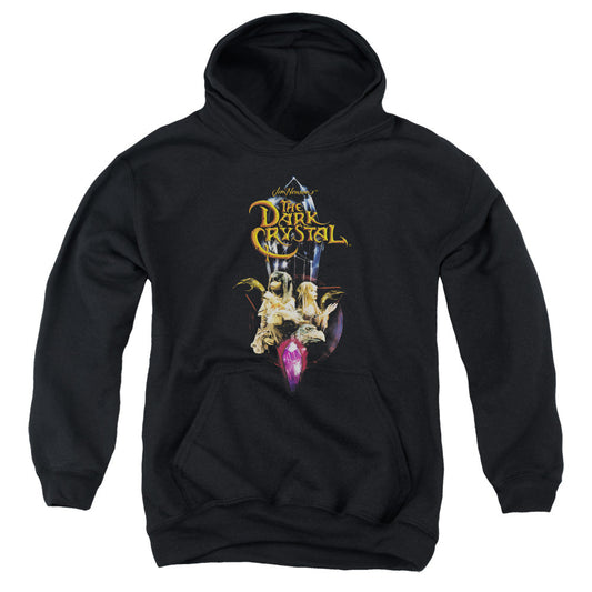 Dark Crystal Crystal Quest Kids Youth Hoodie Black Officially Licensed