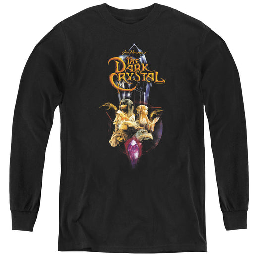 Dark Crystal Crystal Quest Long Sleeve Kids Youth T Shirt Black Officially Licensed
