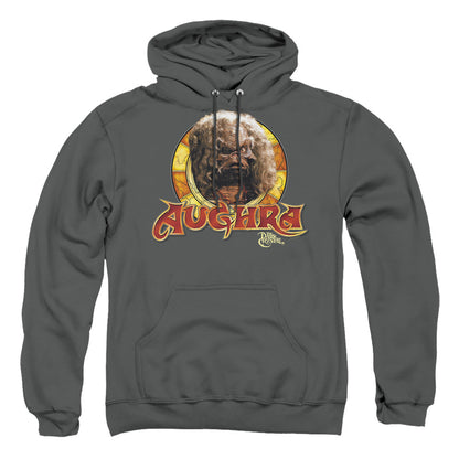 Dark Crystal Aughra Circle Mens Hoodie Charcoal Officially Licensed