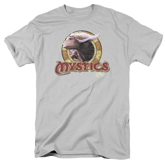 Dark Crystal Mystics Circle Mens T Shirt Silver Officially Licensed