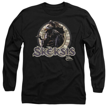 Dark Crystal Skeksis Mens Long Sleeve Shirt Black Officially Licensed Officially Licensed
