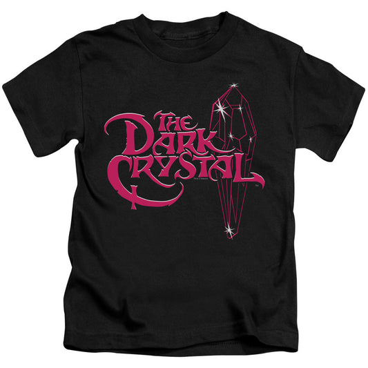 The Dark Crystal Bright Logo Juvenile Kids Youth T Shirt Black Officially Licensed