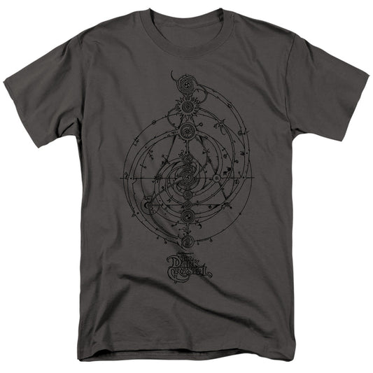 Dark Crystal Dream Spiral Mens T Shirt Charcoal Officially Licensed