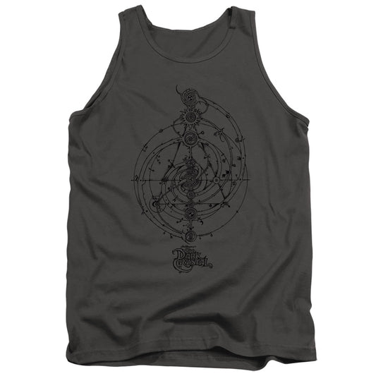Dark Crystal Dream Spiral Mens Tank Top Shirt Charcoal Officially Licensed